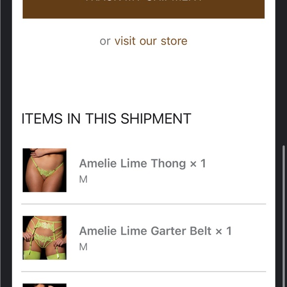 Honey Birdette Amelie Floral Thong - Picture 6 of 6